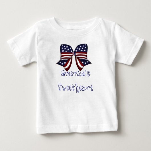 Amerikaanse Lieverd Baby T-Shirt (Voorkant)
