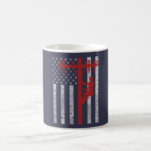 Amerikaanse Lineman Koffiemok