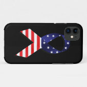 Amerikaanse lint Case-Mate iPhone case (Achterkant (horizontaal))