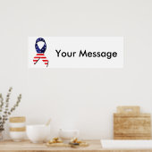 Amerikaanse lint poster (Keuken)