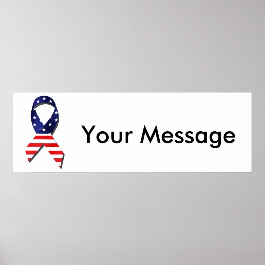 Amerikaanse lint poster (Voorkant)