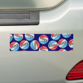 Amerikaanse logo-reisposter bumpersticker (Op auto)