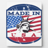 Amerikaanse logo-reisposter fotoplaat (Voorkant)