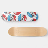 Amerikaanse logo reisposter skateboard (Horizontaal)
