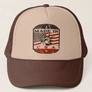Amerikaanse logo-reisposter trucker pet