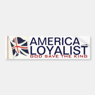 AMERIKAANSE LOYALIST BUMPERSTICKER