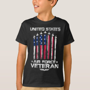 Amerikaanse luchtmacht Amerikaanse veteranen 4 jul T-shirt