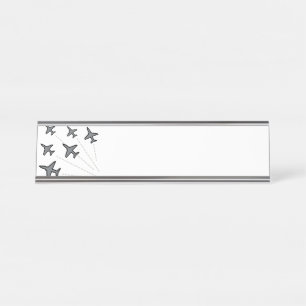 Amerikaanse luchtmacht bureau naambordje