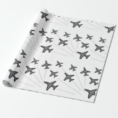 Amerikaanse luchtmacht cadeaupapier (Uitgerold)