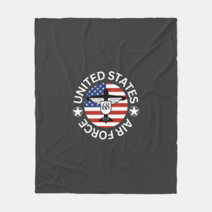Amerikaanse luchtmacht fleece deken
