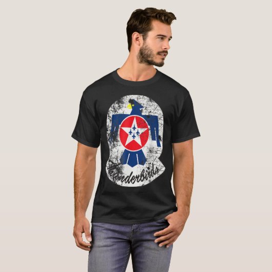 AMERIKAANSE LUCHTMACHT ORIGINELE THUNDERBIRDS GIFT T-SHIRT (Voorkant volledig)