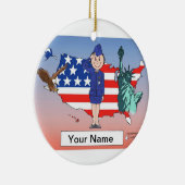 Amerikaanse luchtmacht - Vrouw Keramisch Ornament (Rechts)