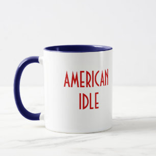 AMERIKAANSE LUILAK MOK met Amerikaanse vlag