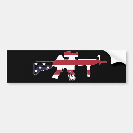 Amerikaanse M4 Bumpersticker (Voorkant)
