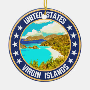 Amerikaanse Maagdeneilanden Keramisch Ornament