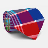 Amerikaanse Maagdeneilanden Madras Stropdas (Opgerold)