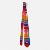 Amerikaanse Maagdeneilanden Madras Stropdas (Achterkant)