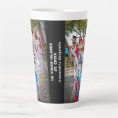 Amerikaanse Maagdeneilanden St. Croix Masquerader  Latte Mok (Voorkant)