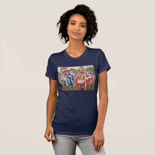 Amerikaanse Maagdeneilanden St. Croix Masqueraders T-shirt (Voorkant volledig)