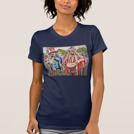 Amerikaanse Maagdeneilanden St. Croix Masqueraders T-shirt (Voorkant)
