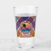 Amerikaanse Maagdeneilanden St. Croix USVI Madras  Glas (Achterkant)