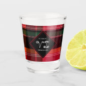 Amerikaanse Maagdeneilanden St. Croix USVI Madras Shot Glas (Voorkant)