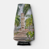 Amerikaanse Maagdeneilanden St. Croix USVI tropisc Flesjeskoeler (Voorkant)