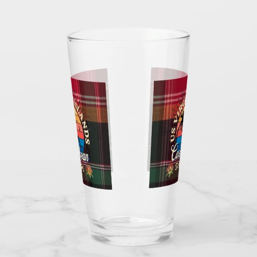 Amerikaanse Maagdeneilanden St. Croix USVI Tropisc Glas (Links)