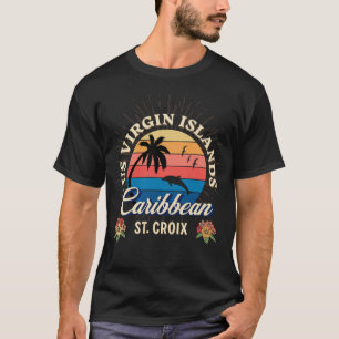 Amerikaanse Maagdeneilanden St. Croix USVI tropisc T-shirt