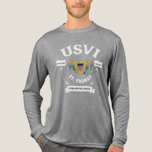Amerikaanse Maagdeneilanden St. Thomas USVI Caribi Tri-Blend Shirt