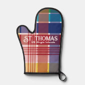 Amerikaanse Maagdeneilanden St. Thomas USVI Madras Ovenwant (Voorkant)