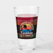 Amerikaanse Maagdeneilanden St. Thomas USVI Tropis Glas (Voorkant)