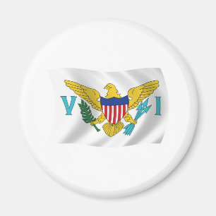 Amerikaanse Maagdeneilanden Vlag Magnet Magneet