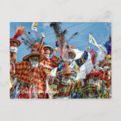 Amerikaanse Maagdeneilanden Vlag Mocko Jumbies USV Briefkaart (Voorkant)