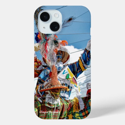 Amerikaanse Maagdeneilanden Vlag Mocko Moko Jumbie Case-Mate iPhone Case (Achterkant)