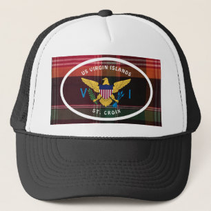 Amerikaanse Maagdeneilanden vlag St. Croix USVI Ma Trucker Pet