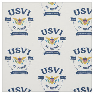 Amerikaanse Maagdeneilanden Vlag St. Thomas USVI C Stof
