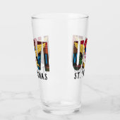 Amerikaanse Maagdeneilanden vlag St. Thomas USVI M Glas (Links)