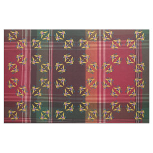 Amerikaanse Maagdeneilanden vlag USVI Madras Pset Stof