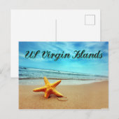 Amerikaanse Maagdeneilanden, zeemansvis Briefkaart (Voorkant / Achterkant)