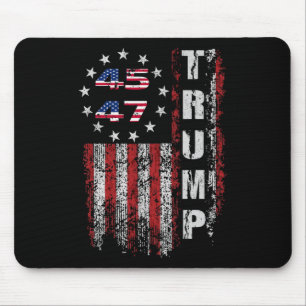 Amerikaanse maakte Trump Merchandise Flag Trump 45 Muismat