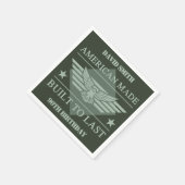 Amerikaanse Made 90th Birthday Servet (Hoek)