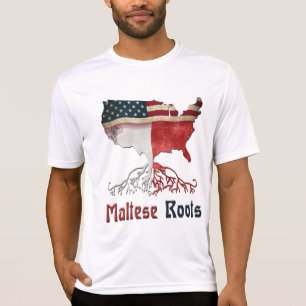 Amerikaanse Maltese wortels T-shirt
