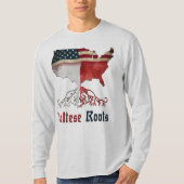 Amerikaanse Maltese wortels T-shirt (Voorkant)