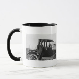 Amerikaanse Man Echte Foto Koffiemok Mok