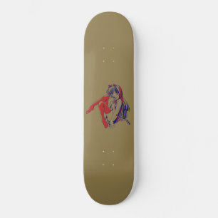Amerikaanse Manga Neko Catgirl Kawaii Anime Skateboard