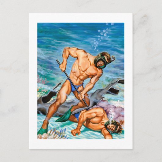 Amerikaanse mannelijkheid (dec. 1952) briefkaart (Voorkant)