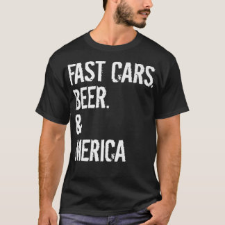 Amerikaanse Mannen met spierweefsel BEER MERICA Vi T-shirt