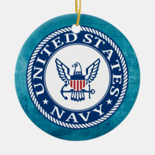Amerikaanse marine Alternatief Navy Emblem Keramisch Ornament