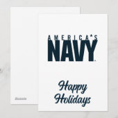 Amerikaanse marine | Amerikaanse marine Feestdagenkaart (Voorkant / Achterkant)